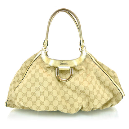 Gucci Monogram D Gold Hobo Metallic Gold 1 of 12