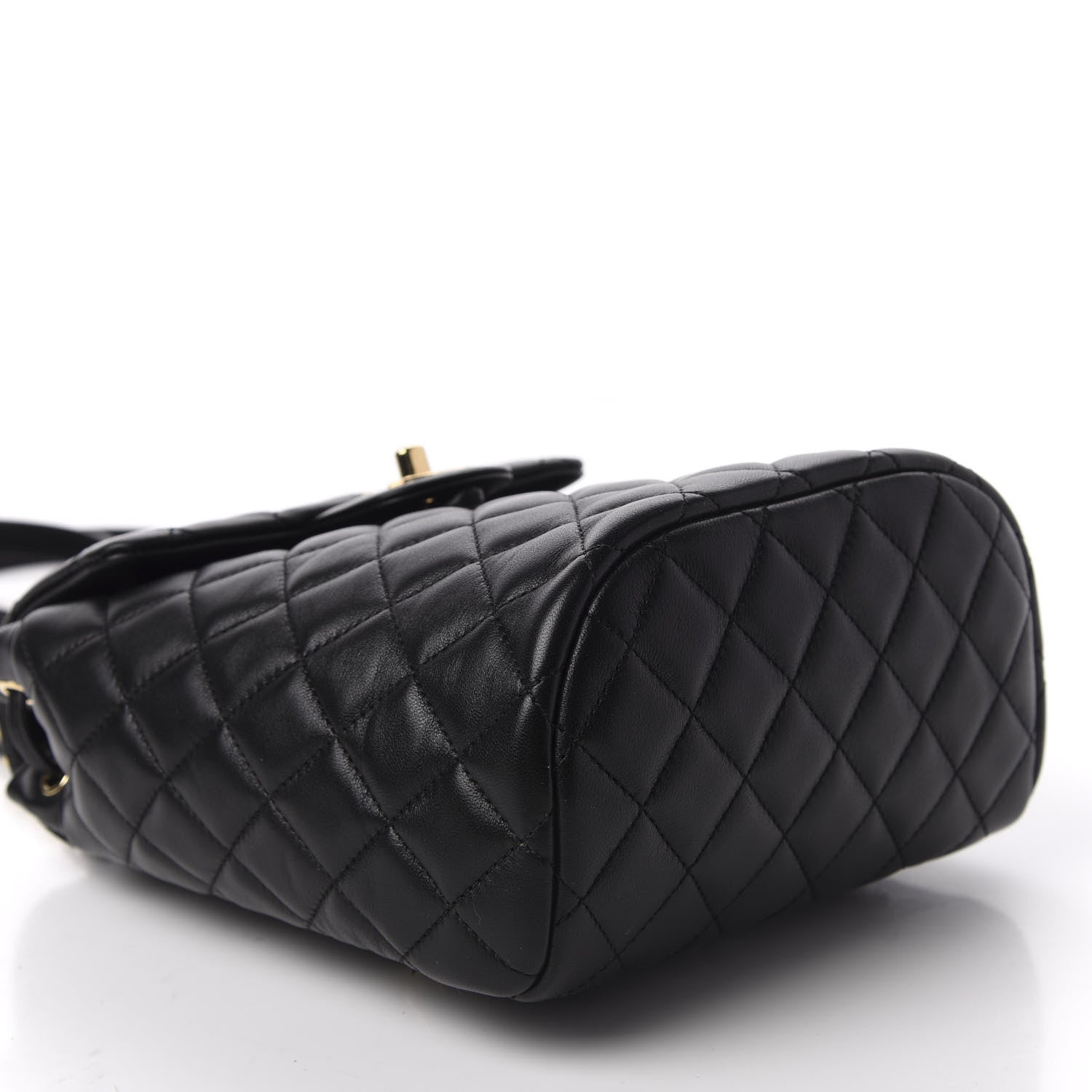 Chanel Calfskin Quilted Mini Urban Spirit Backpack Black 7 of 10