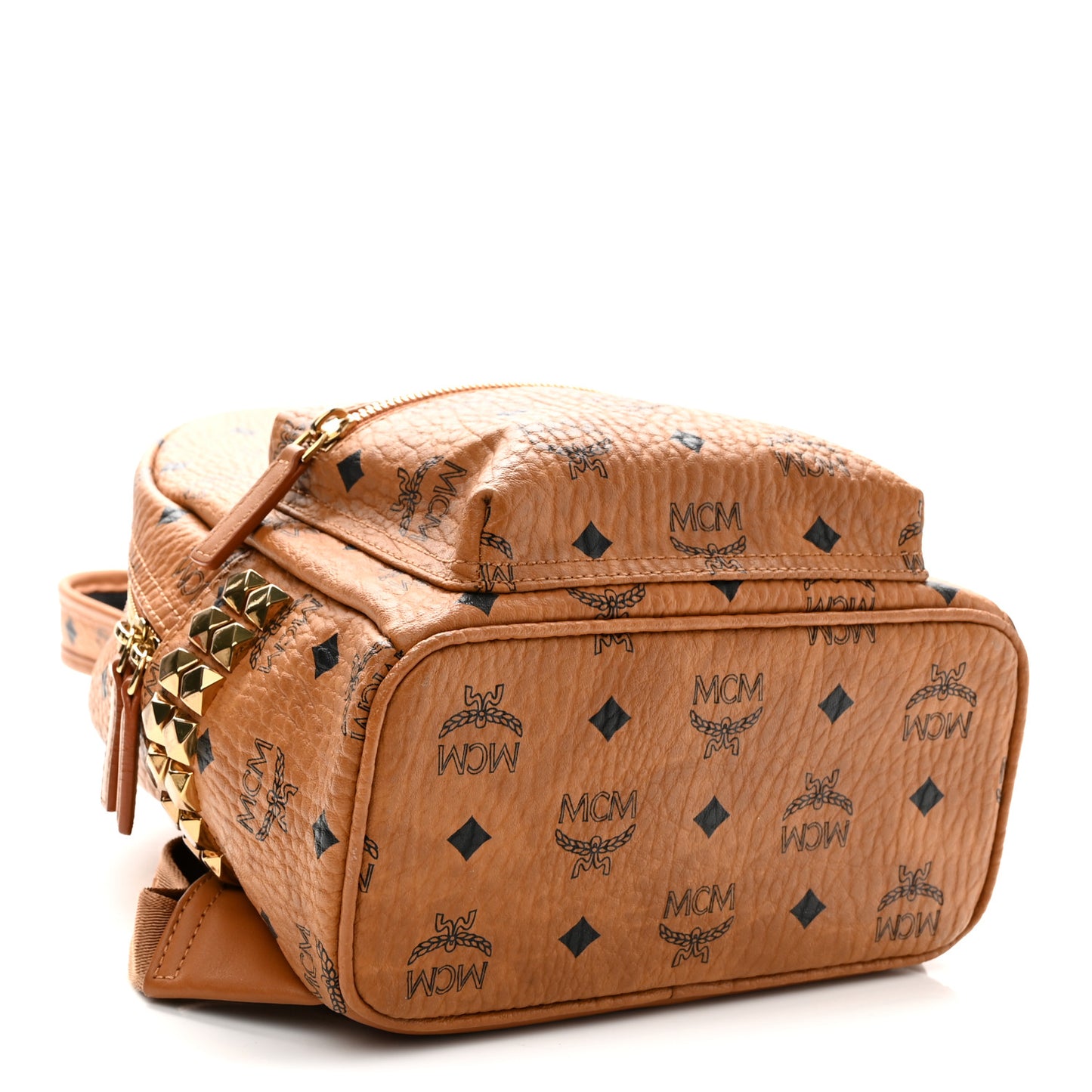 Visetos Side Stud Mini Stark Backpack Cognac