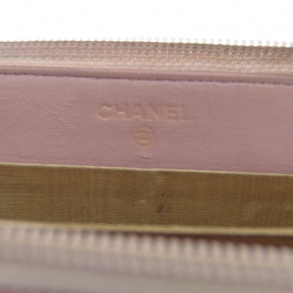 Chanel Caviar Zip Around Wallet Pink 7 of 8