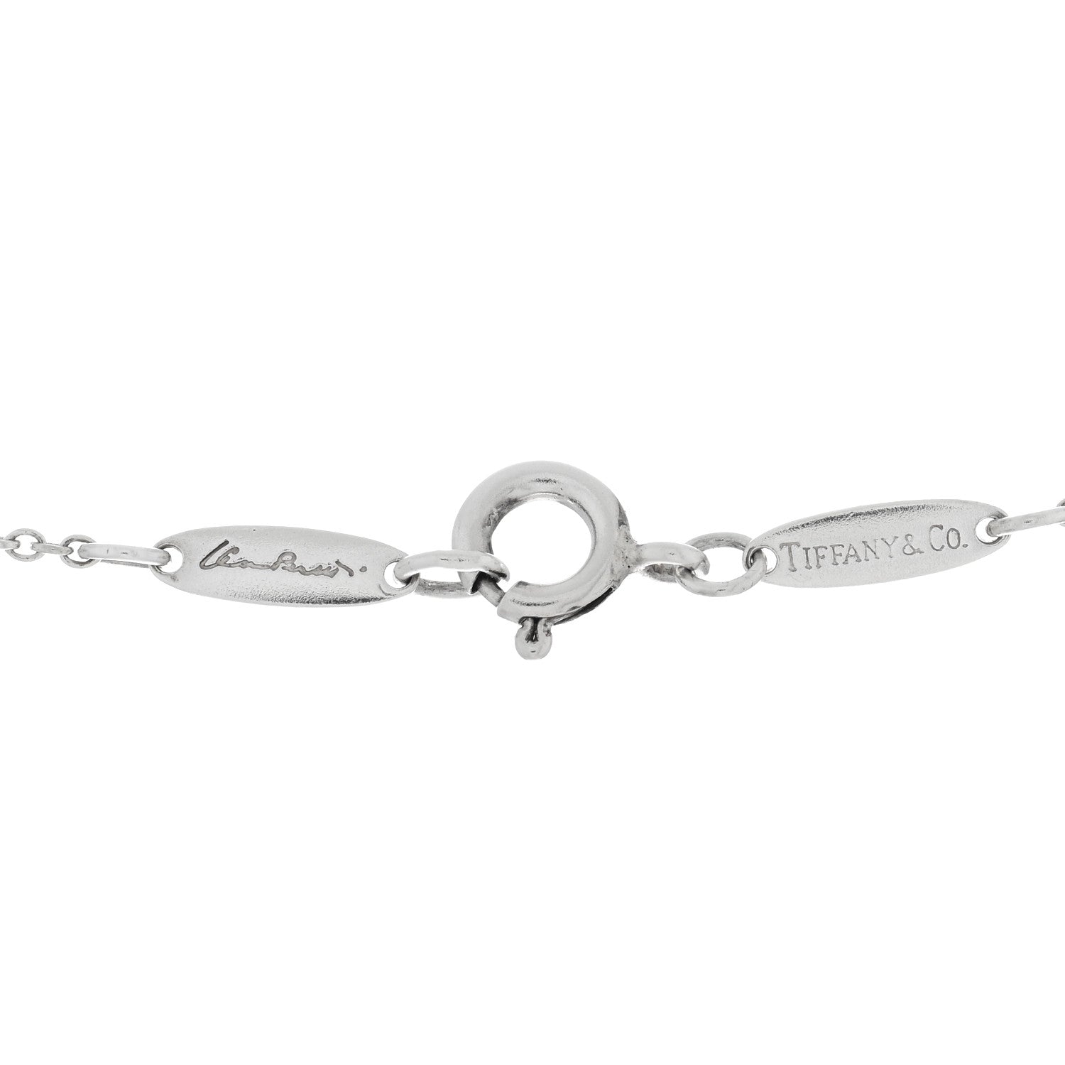 Tiffany Sterling Silver Elsa Peretti Infinity Cross Pendant Necklace 4 of 4