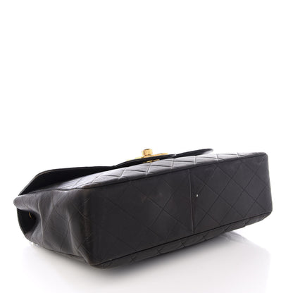 Chanel Lambskin Quilted XL Jumbo Single Flap Black 3 of 8