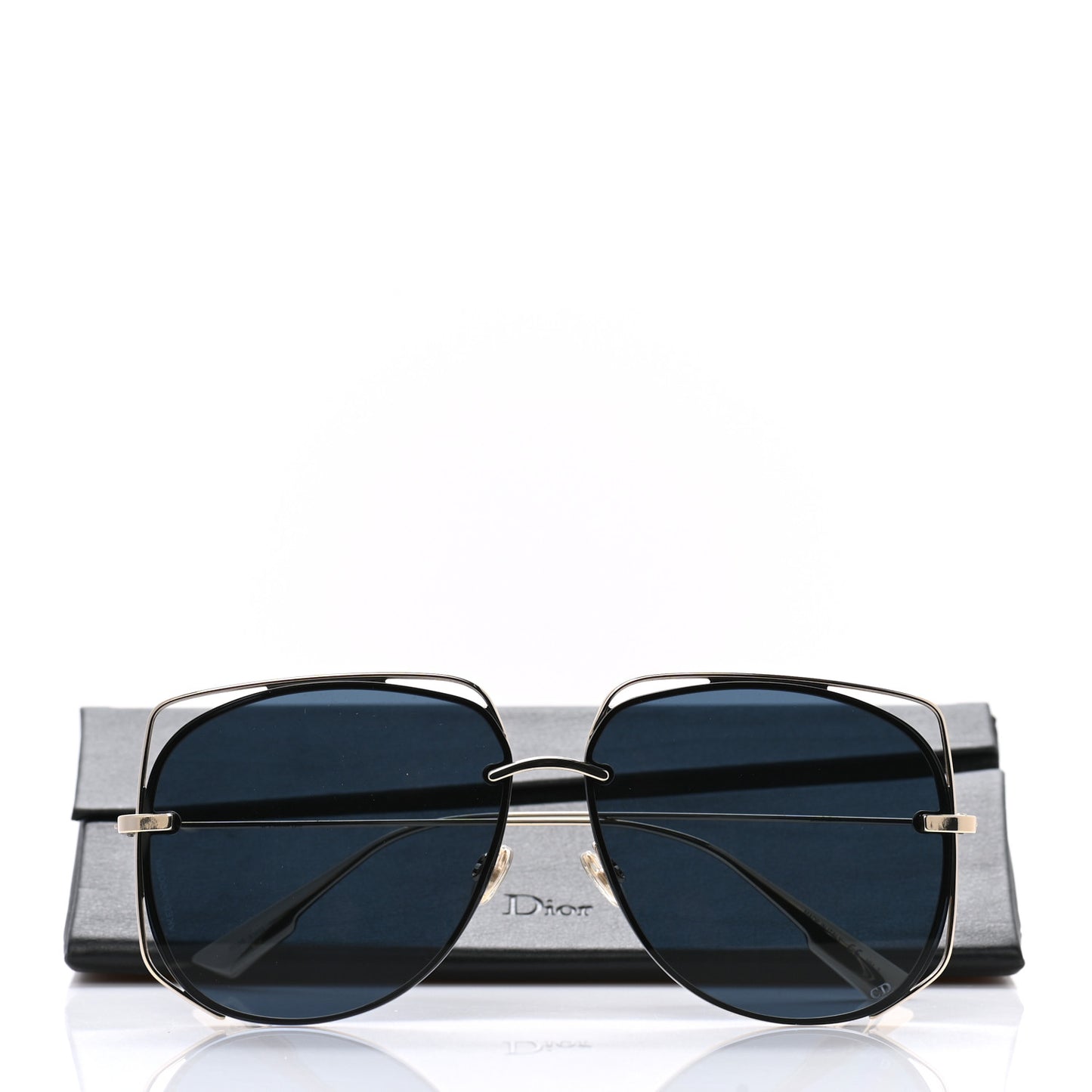 Metal Stellaire 6 Sunglasses Gold Blue