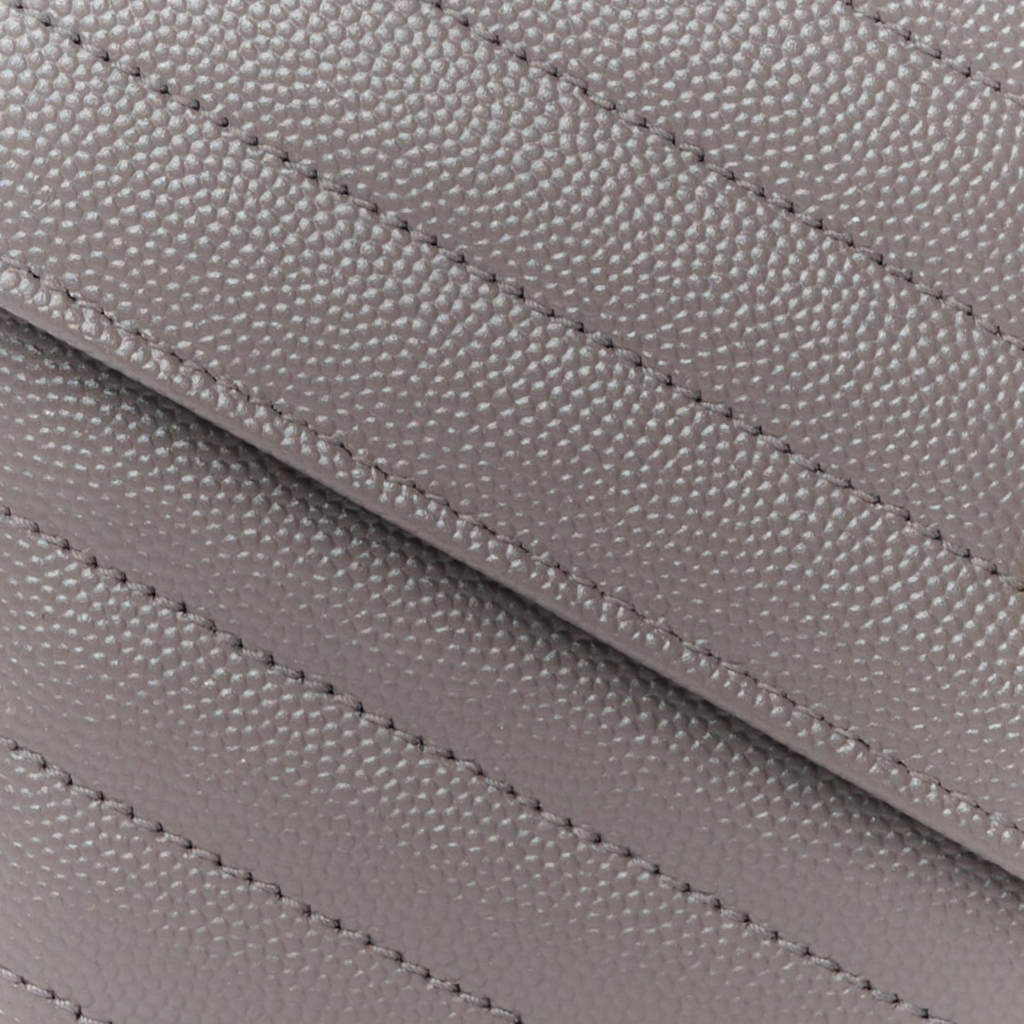 Grain De Poudre Matelasse Chevron Monogram Flap Wallet Storm