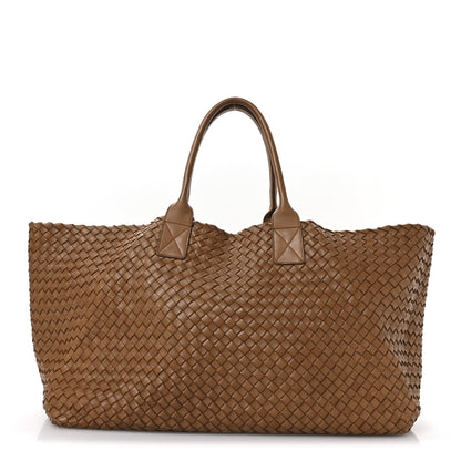 Bottega Veneta Nappa Intrecciato Large Cabat Tan 1 of 11