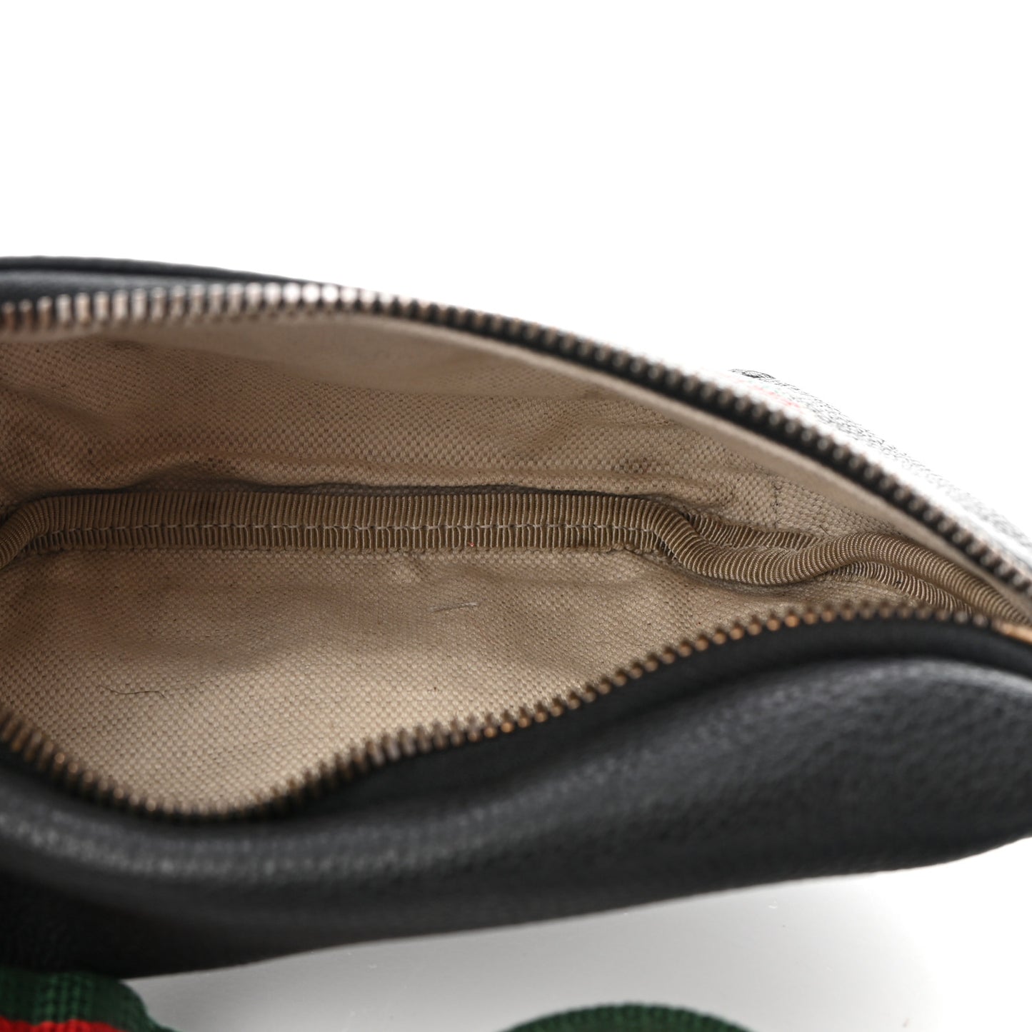 Grained Calfskin Small Logo Belt Bag Black