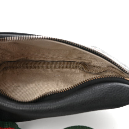 Gucci Grained Calfskin Small Logo Belt Bag Black 5 of 10