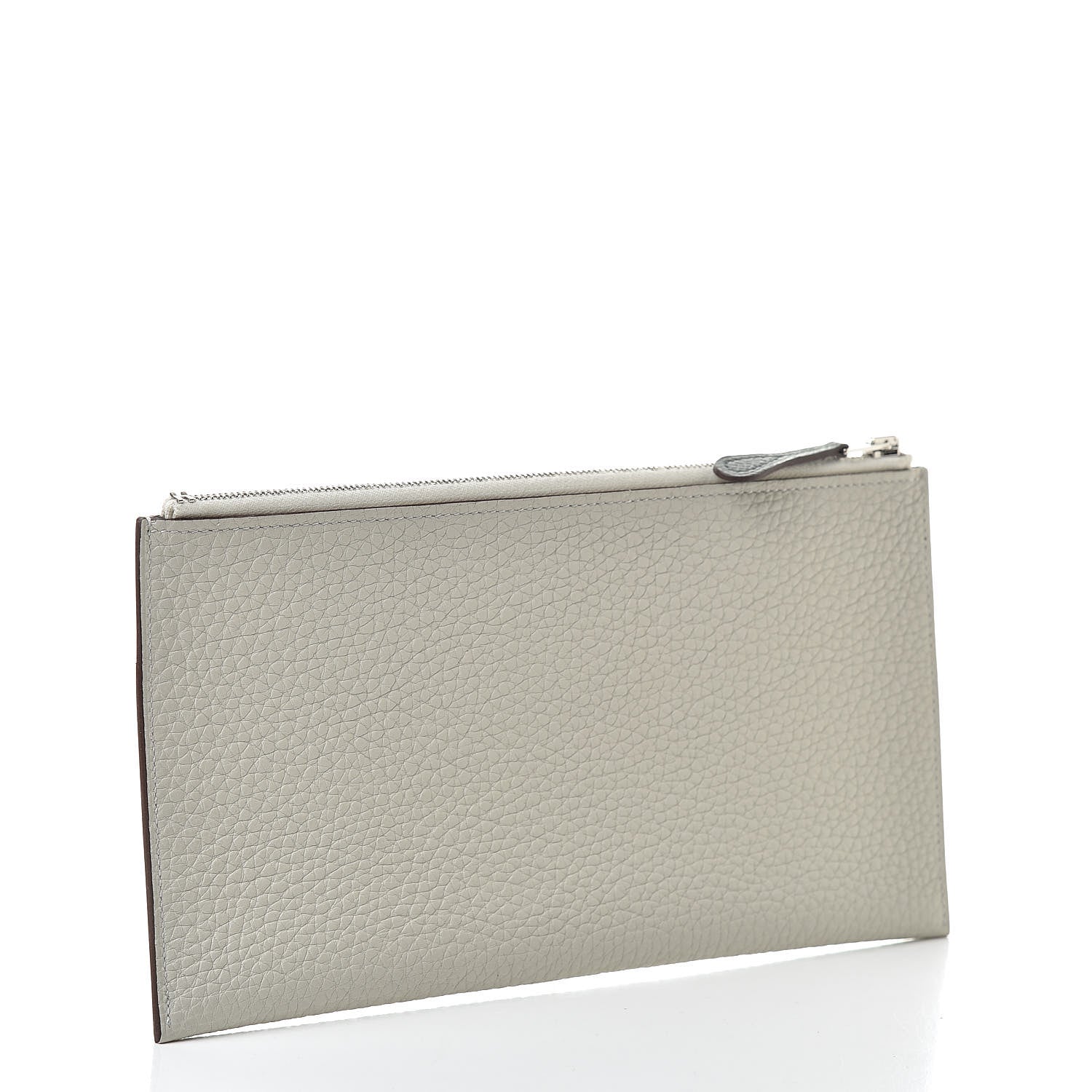 Hermes Togo Epsom Rooroo Pouch Craie Vert Amande Gris Pearl 3 of 7