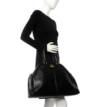 Gucci Calfskin Large Re(Belle) Top Handle Bag Black 2 of 7