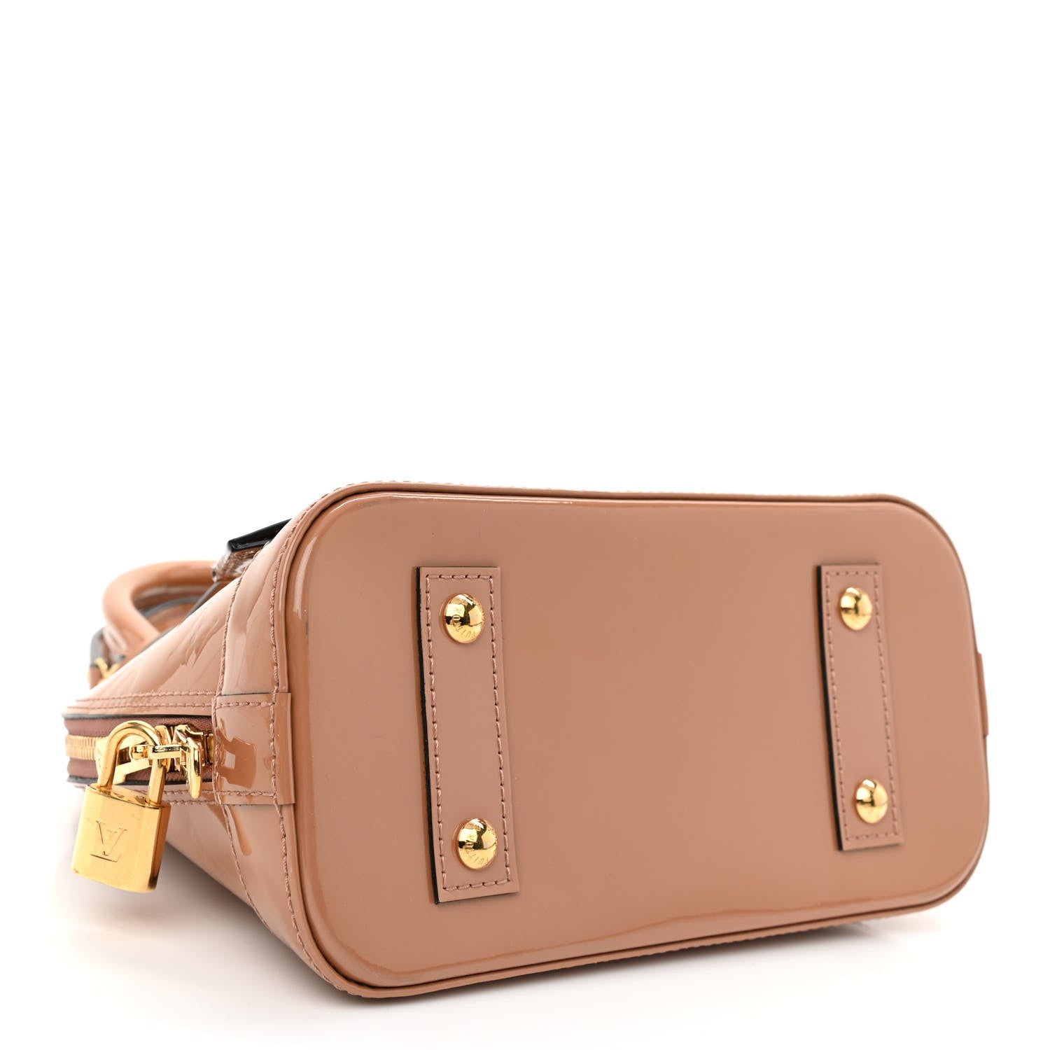 Louis Vuitton Vernis Alma BB Rose Velours 3 of 7