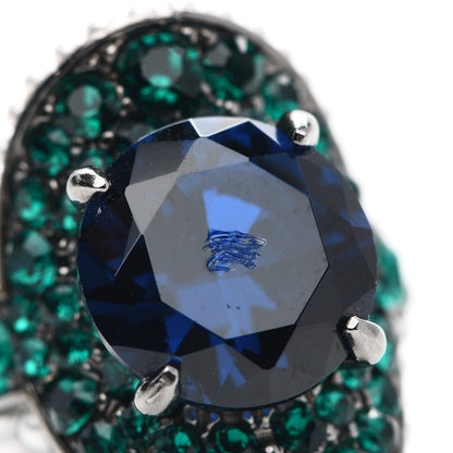 Gucci Swarovski Crystal Pearl Ring 6.5 Multicolor 6 of 7