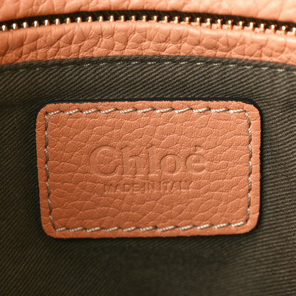 Chloe Calfskin Medium Marcie Satchel Terracotta Pink 6 of 11