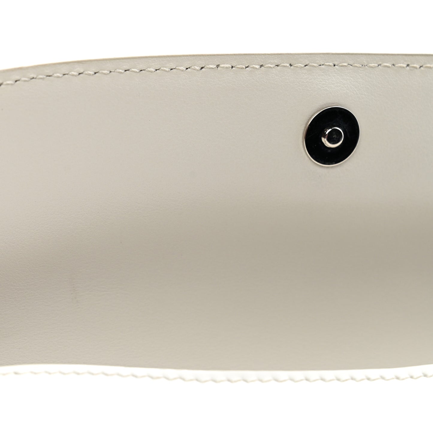 Spazzolato Cleo Flap Shoulder Bag White