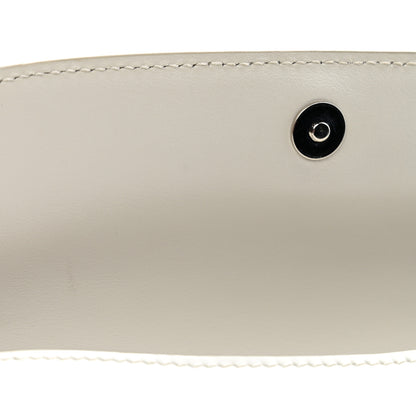 Prada Spazzolato Cleo Flap Shoulder Bag White 9 of 12