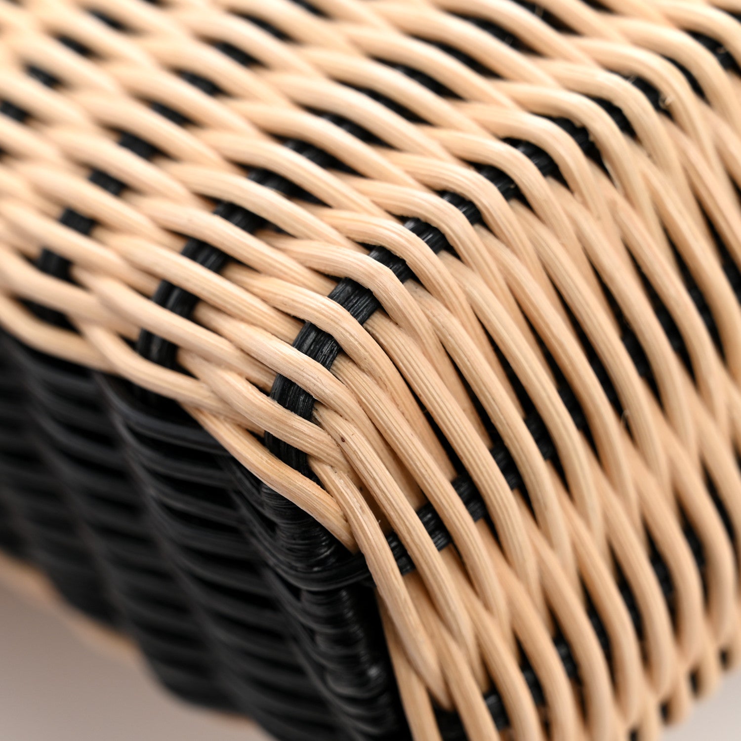 Christian Dior Wicker Oblique Micro Lady D-Joy Bag Natural Black 12 of 12