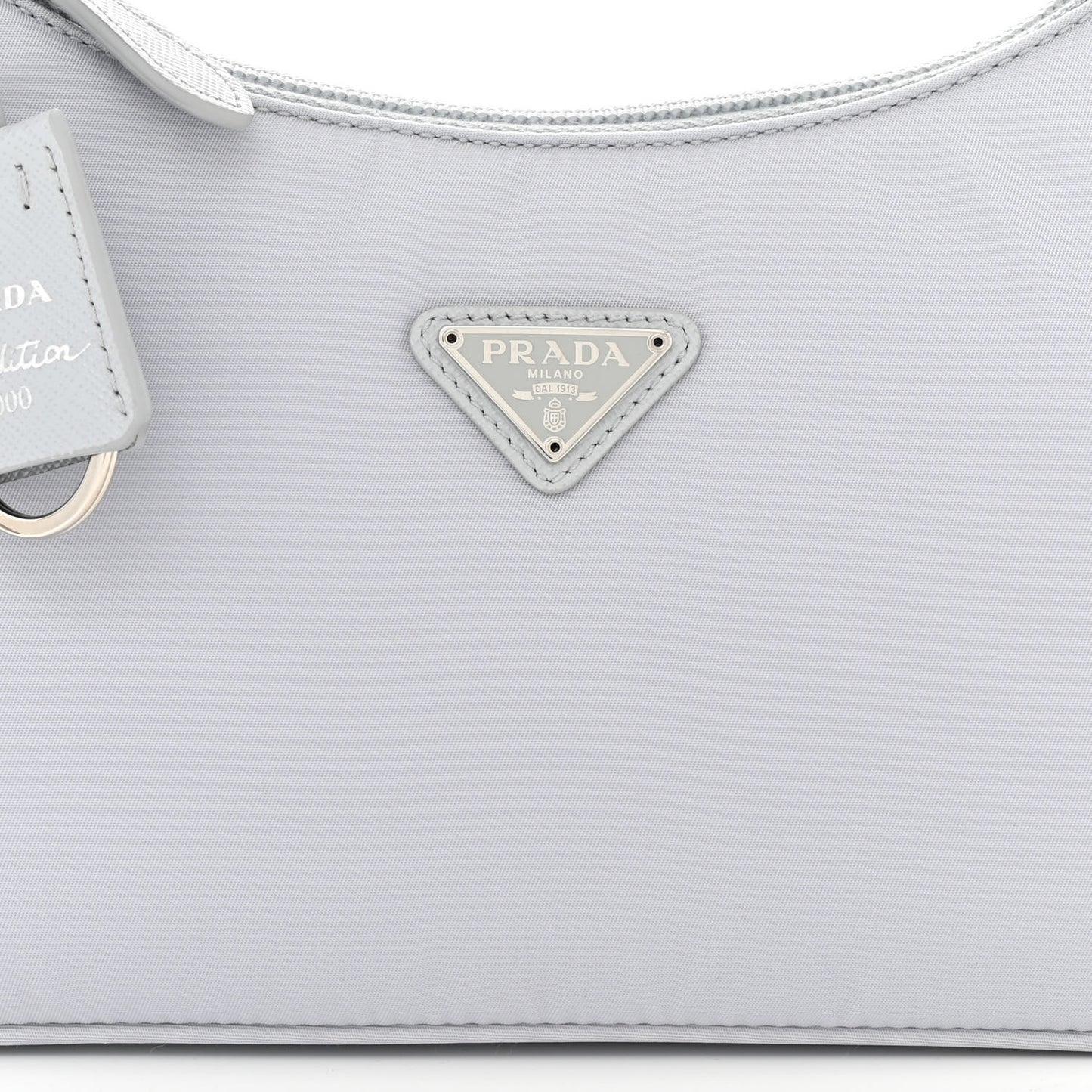 Tessuto Nylon Mini Re-Edition 2000 Bag Fiordaliso