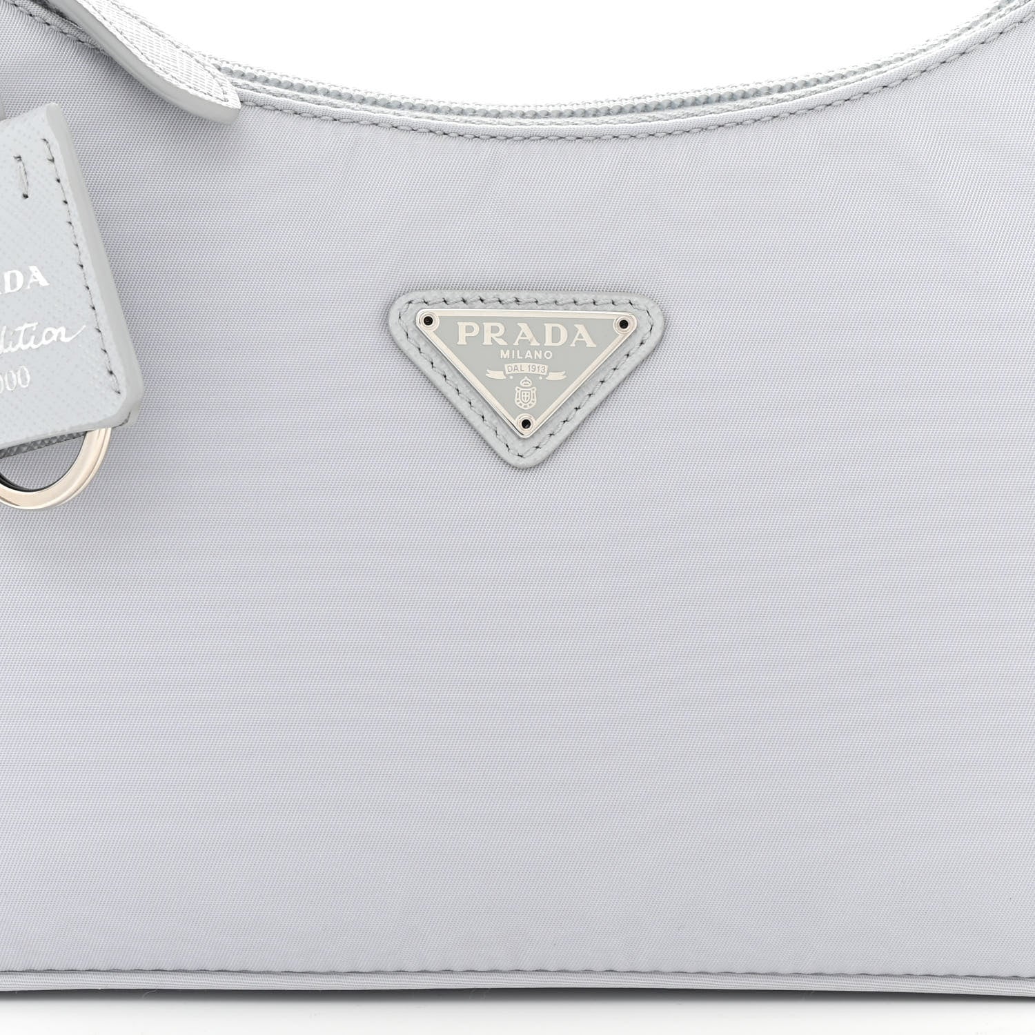 Prada Tessuto Nylon Mini Re-Edition 2000 Bag Fiordaliso 9 of 11