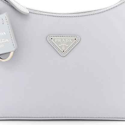 Prada Tessuto Nylon Mini Re-Edition 2000 Bag Fiordaliso 9 of 11