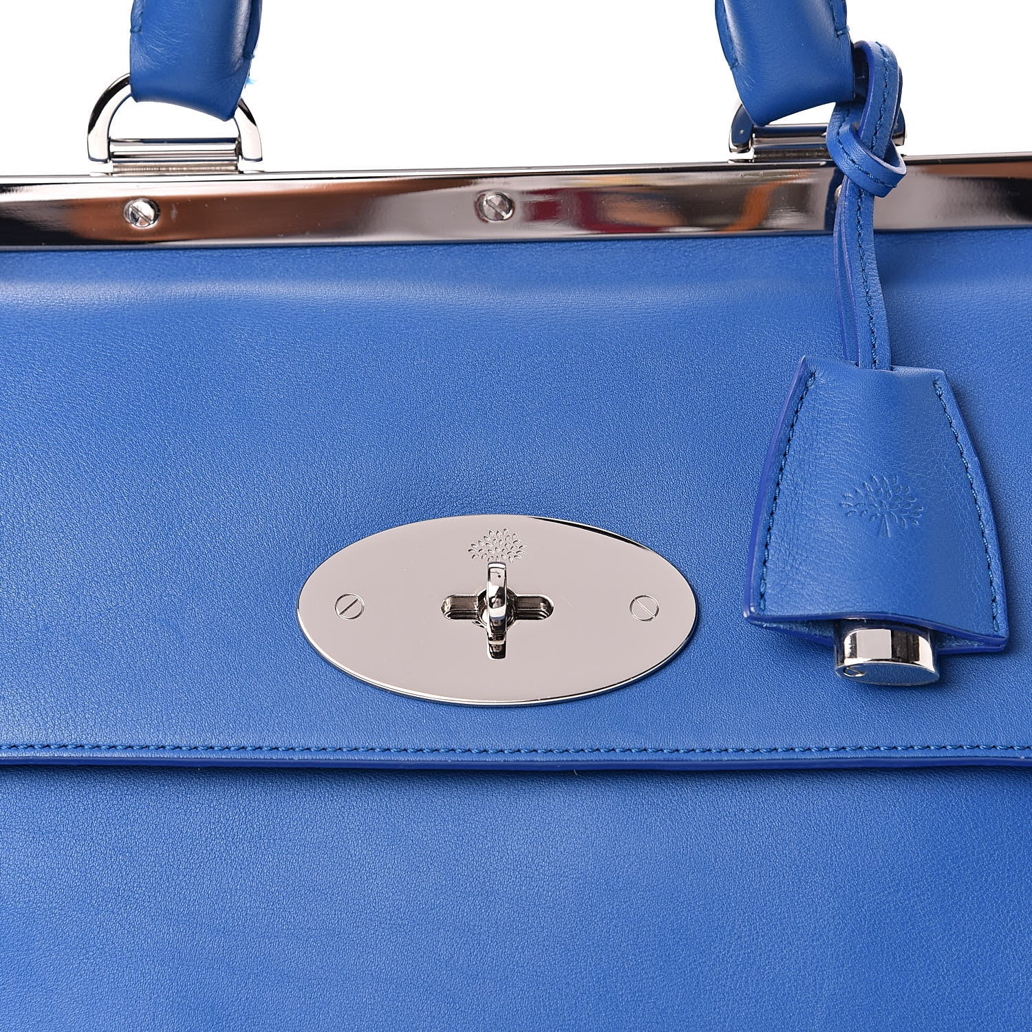 Mulberry Calfskin Suffolk Bluebell Blue 11 of 11