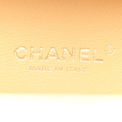 Chanel Raffia Patent Small CC Filigree Vanity Case Black 6 of 11