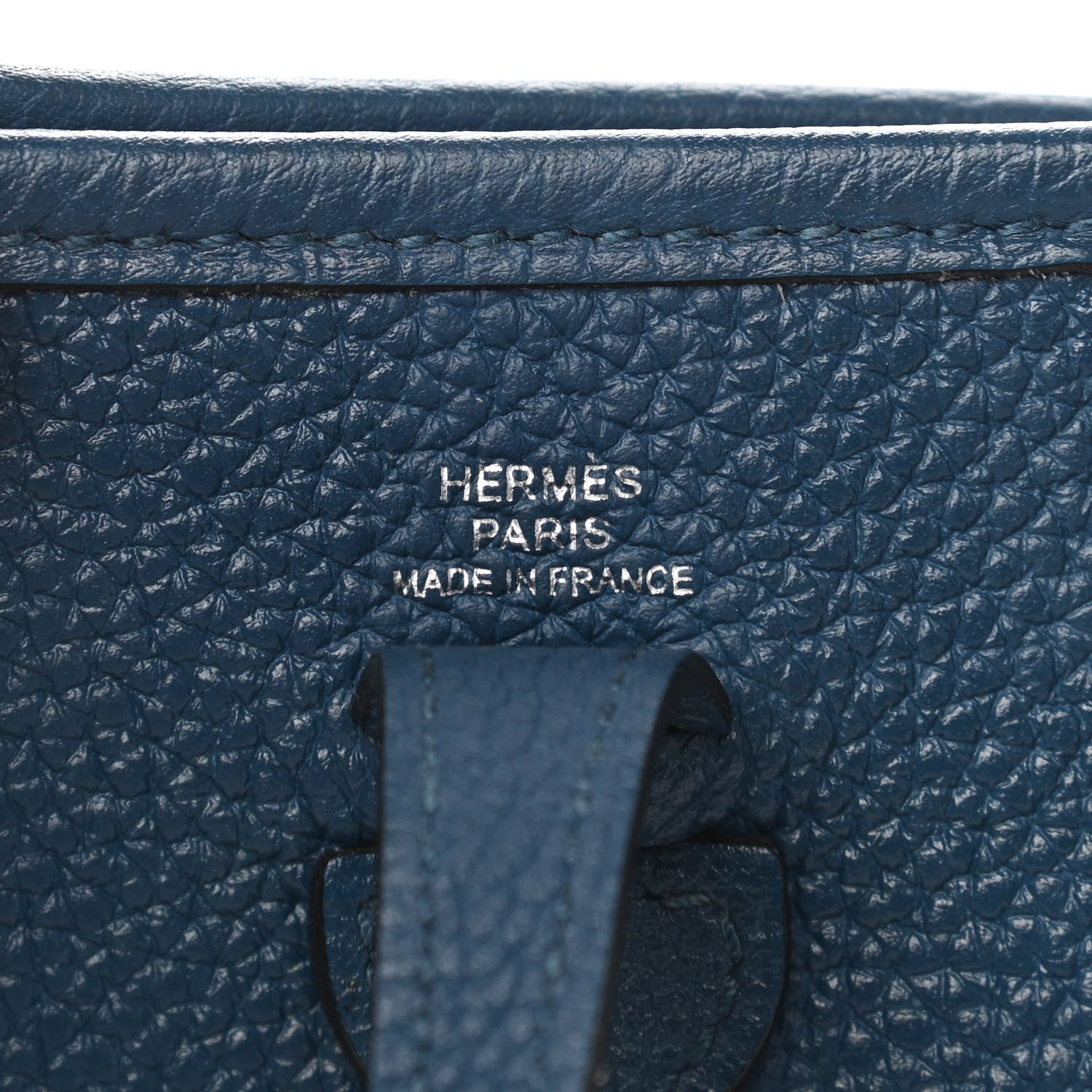 Hermes Taurillon Clemence Zigzag Evelyne TPM Deep Bleu Bleu Zellige Indigo Black 7 of 11