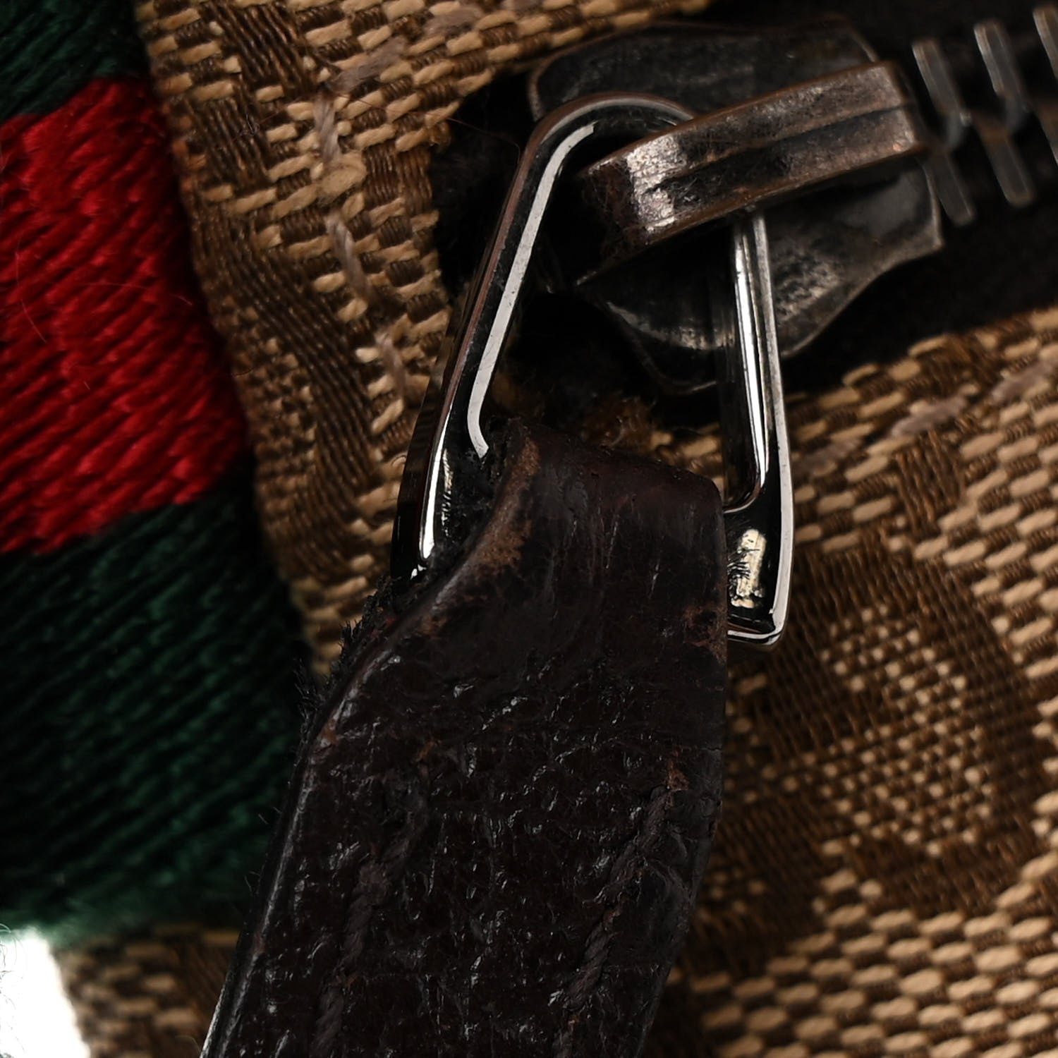 Gucci Monogram Web Belt Bag Dark Brown 13 of 13