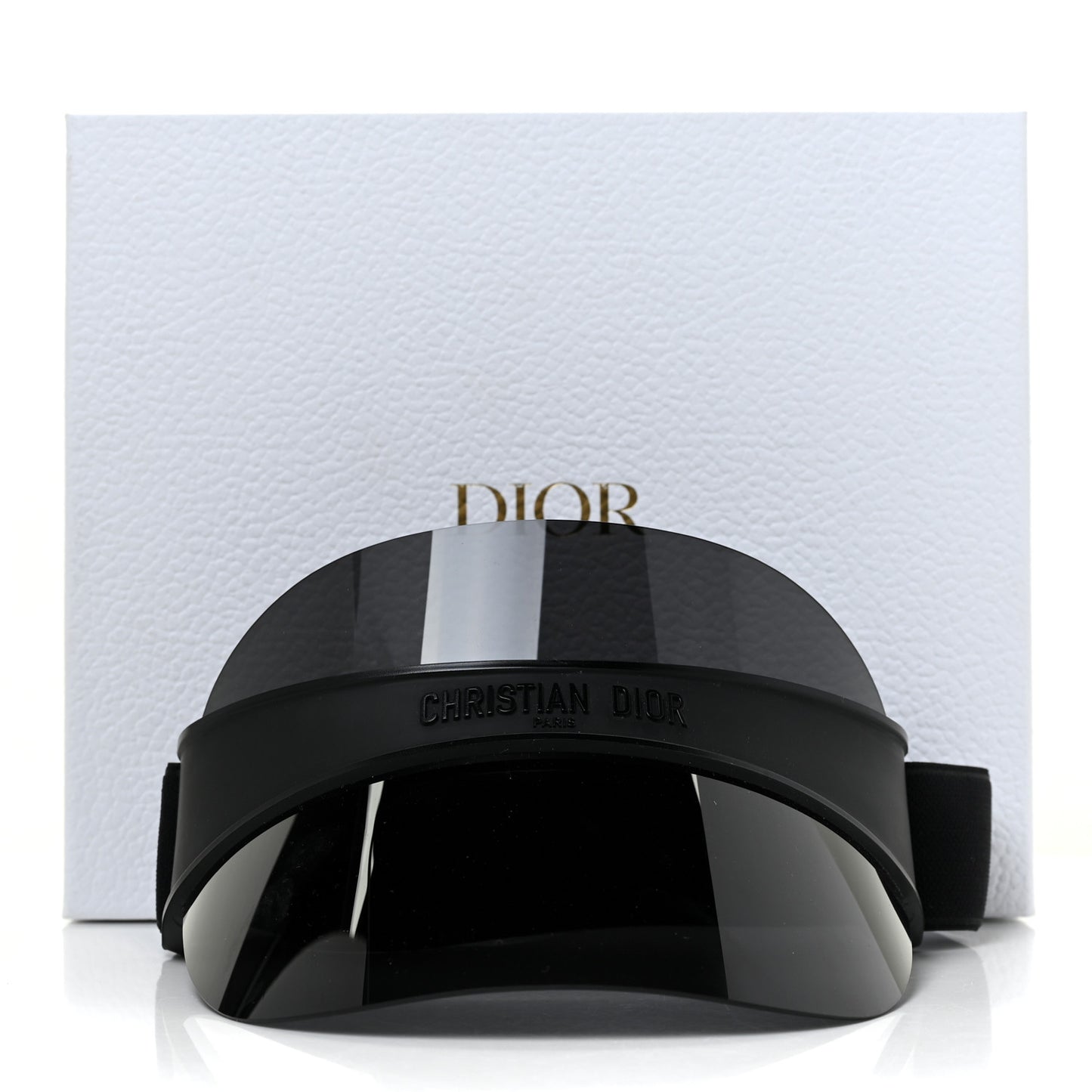 Mirrored DiorClubV1U Sun Visor Black