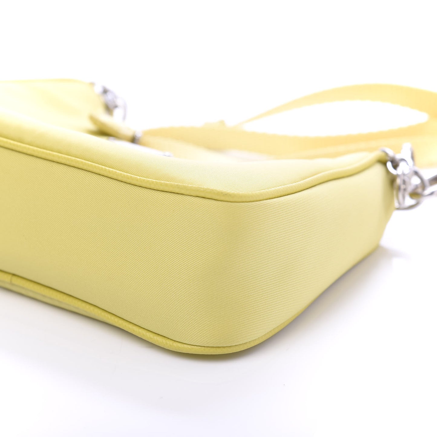 Tessuto Nylon Saffiano Mini Re-Edition 2000 Shoulder Bag Ananas