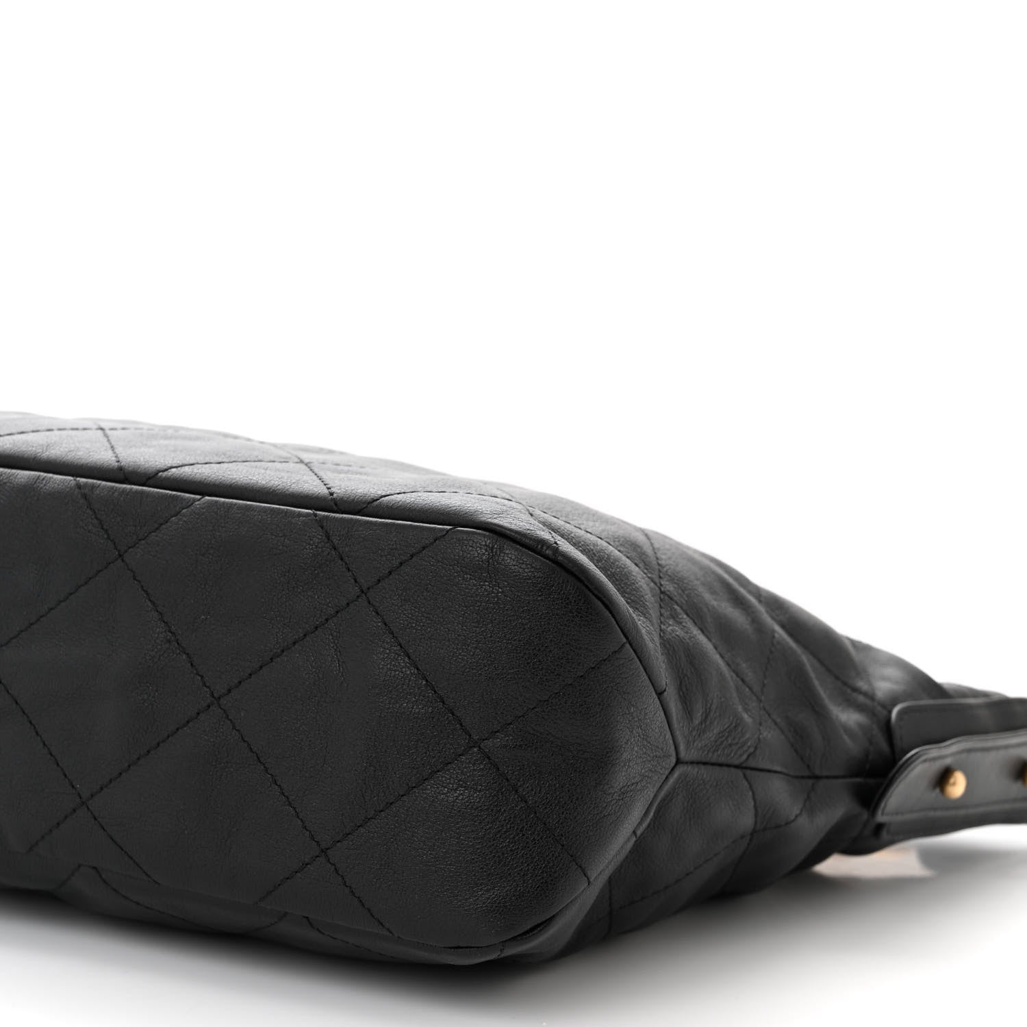 Chanel Calfskin Quilted Large Daily Hobo Black 10 of 10