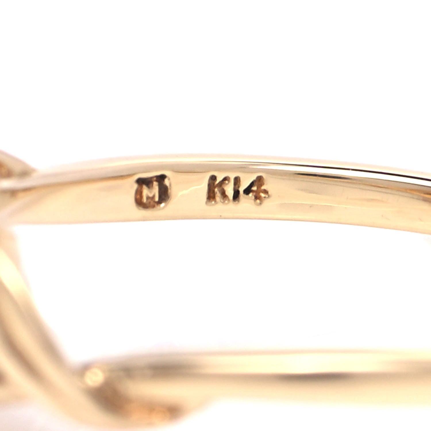 Mikimoto 14K Yellow Gold Akoya Pearl 7mm Ring 50 5.25 8 of 8