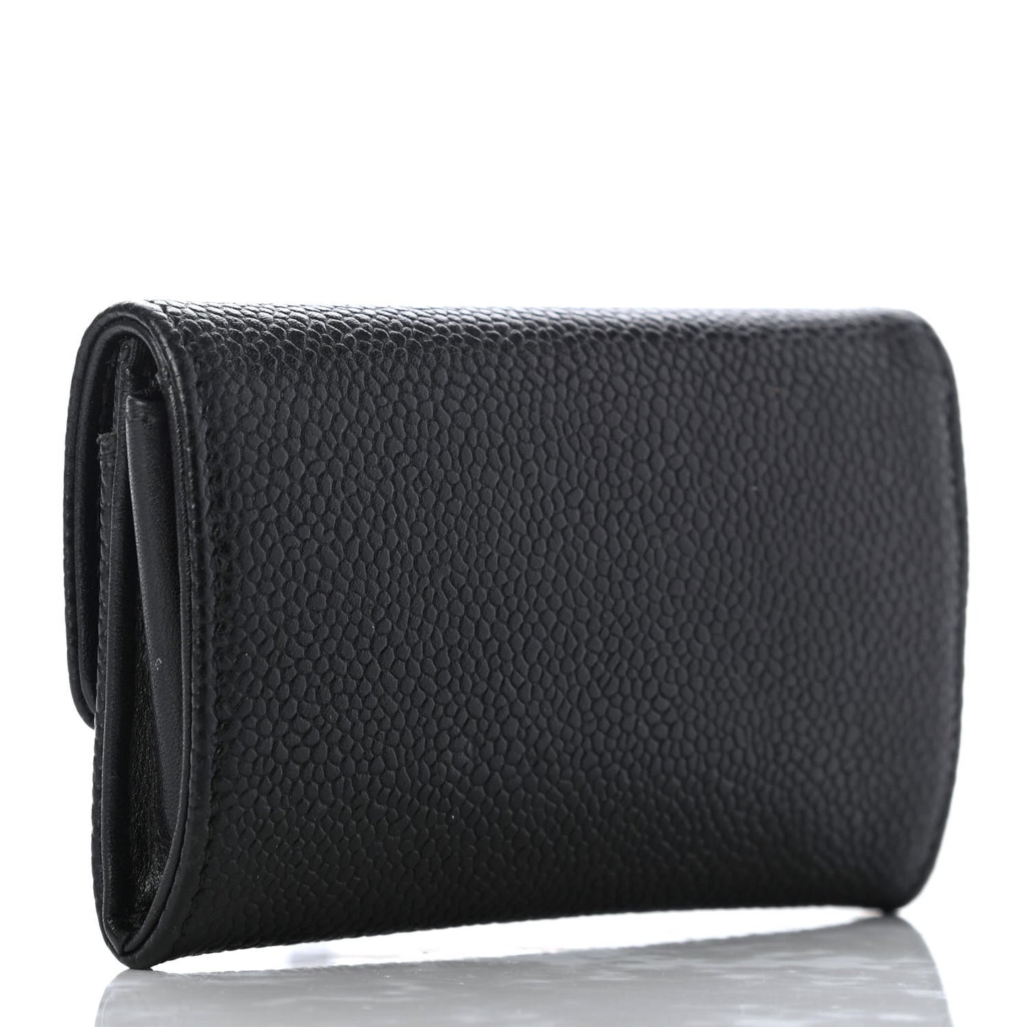 Caviar Timeless CC Flap Card Holder Black