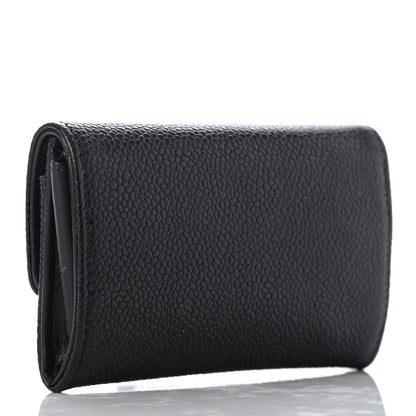 Chanel Caviar Timeless CC Flap Card Holder Black 2 of 5