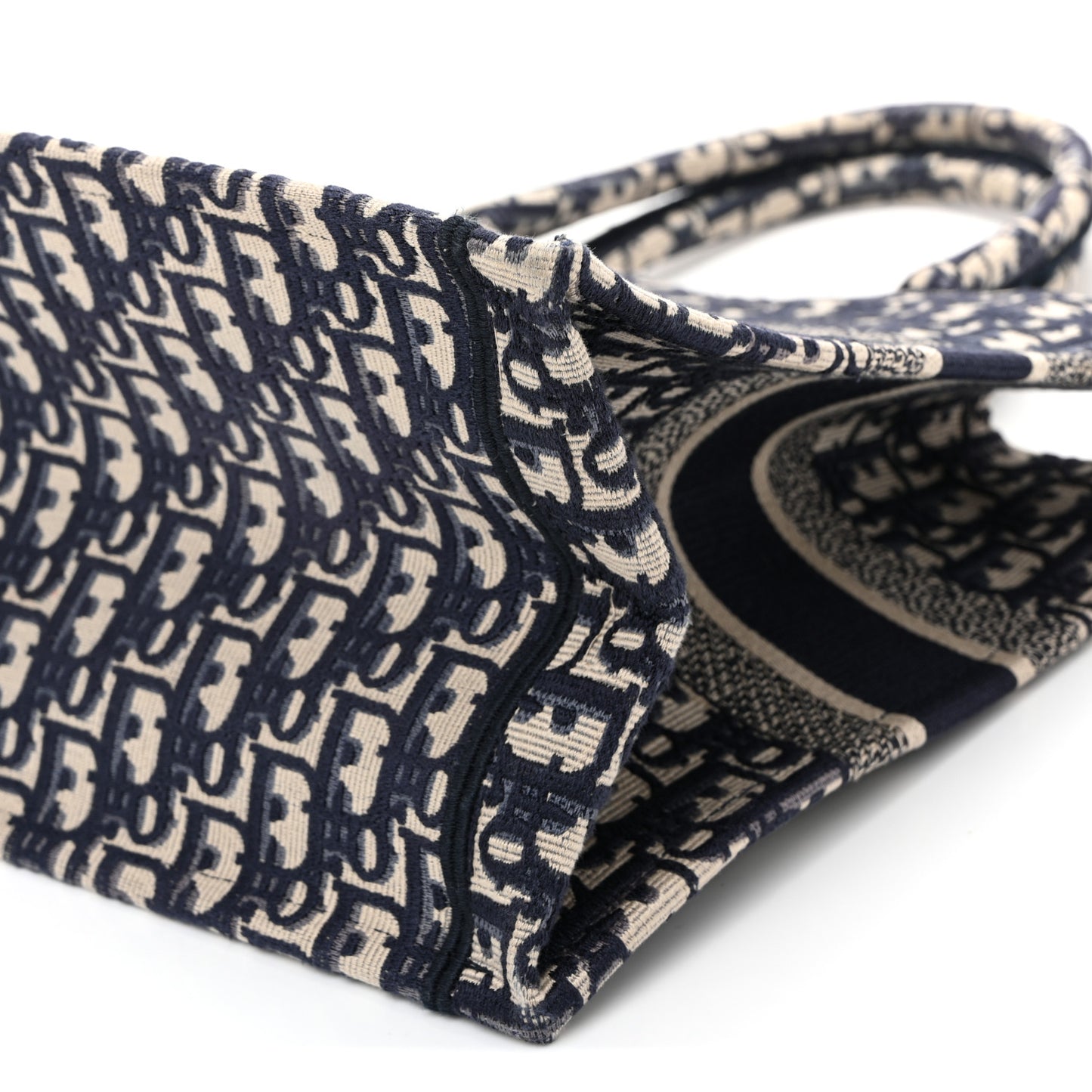 Oblique Medium Book Tote Blue Multicolor