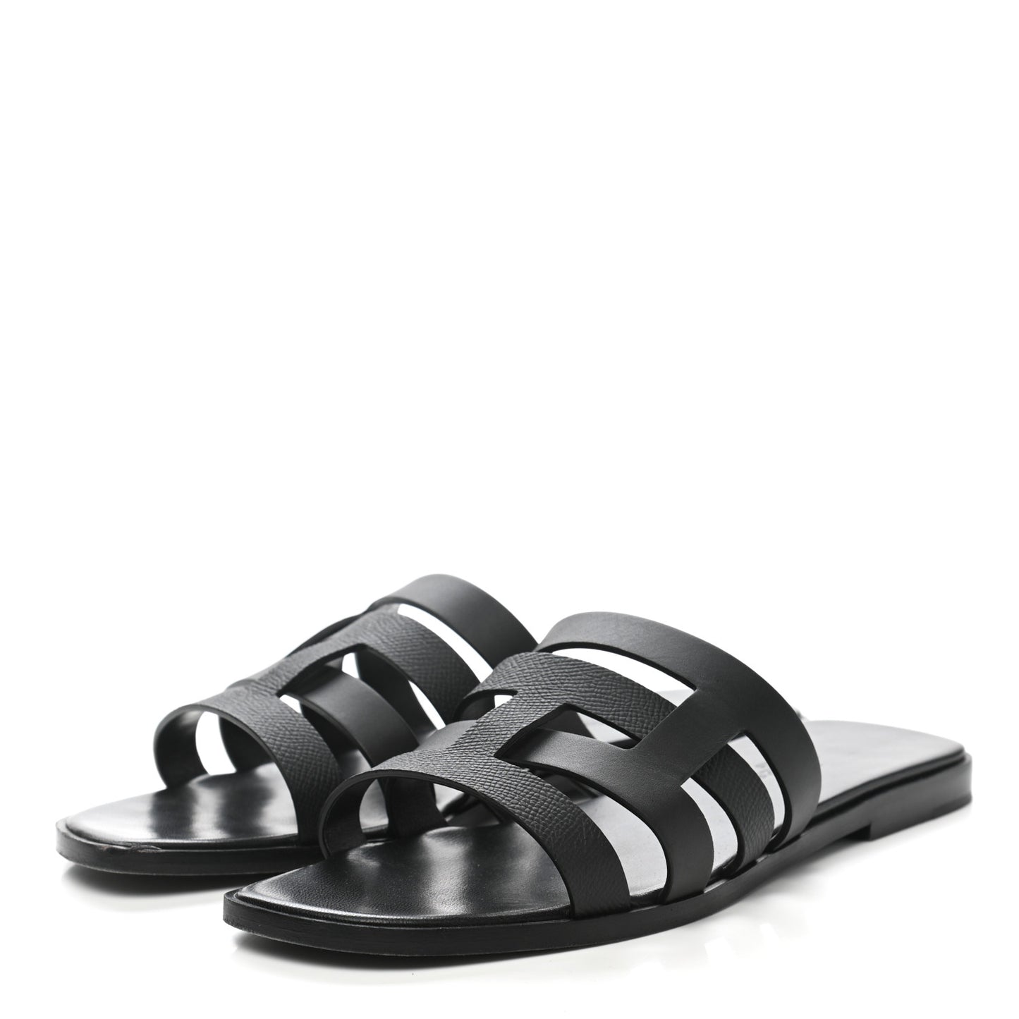Calfskin Amore Sandals 38 Black