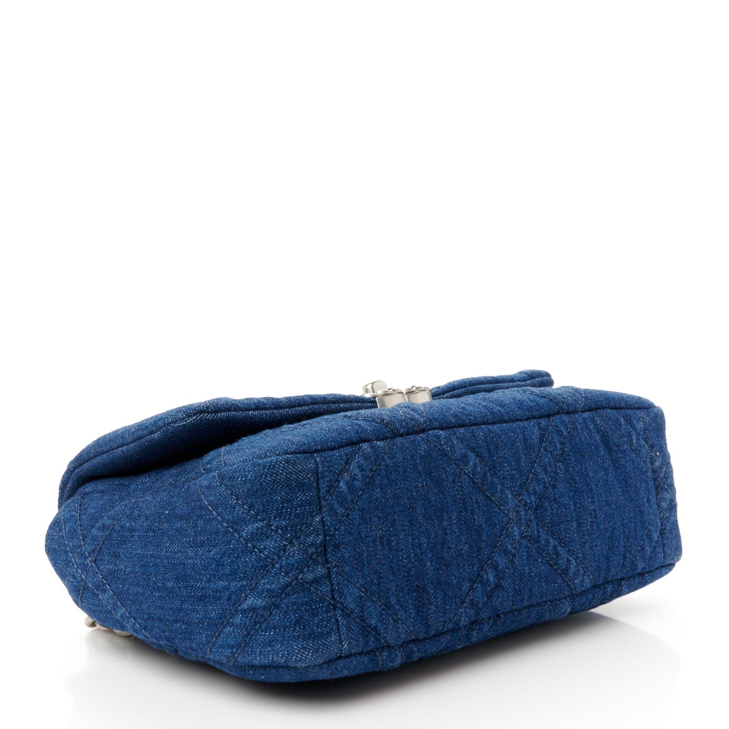 Chanel Denim Quilted Medium Chanel 19 Flap Blue 4 of 10