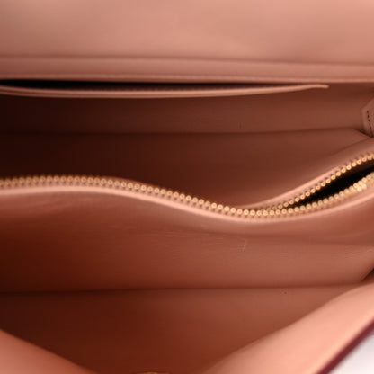 Salvatore Ferragamo Calfskin Medium Hug Soft Bicolor Shoulder Bag  College Red Pink 5 of 9