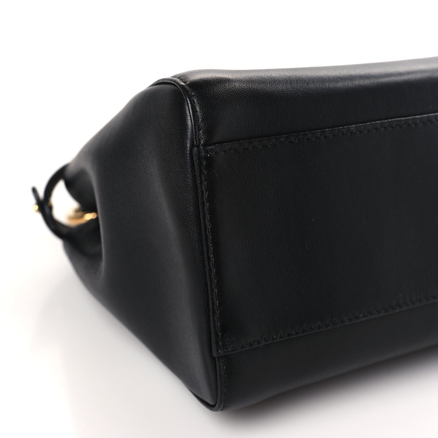 Fendi Nappa Mini Peekaboo Iconic Satchel Black 9 of 10