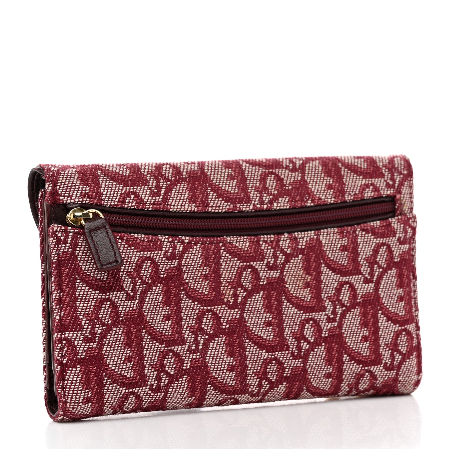Monogram Saddle Wallet Burgundy
