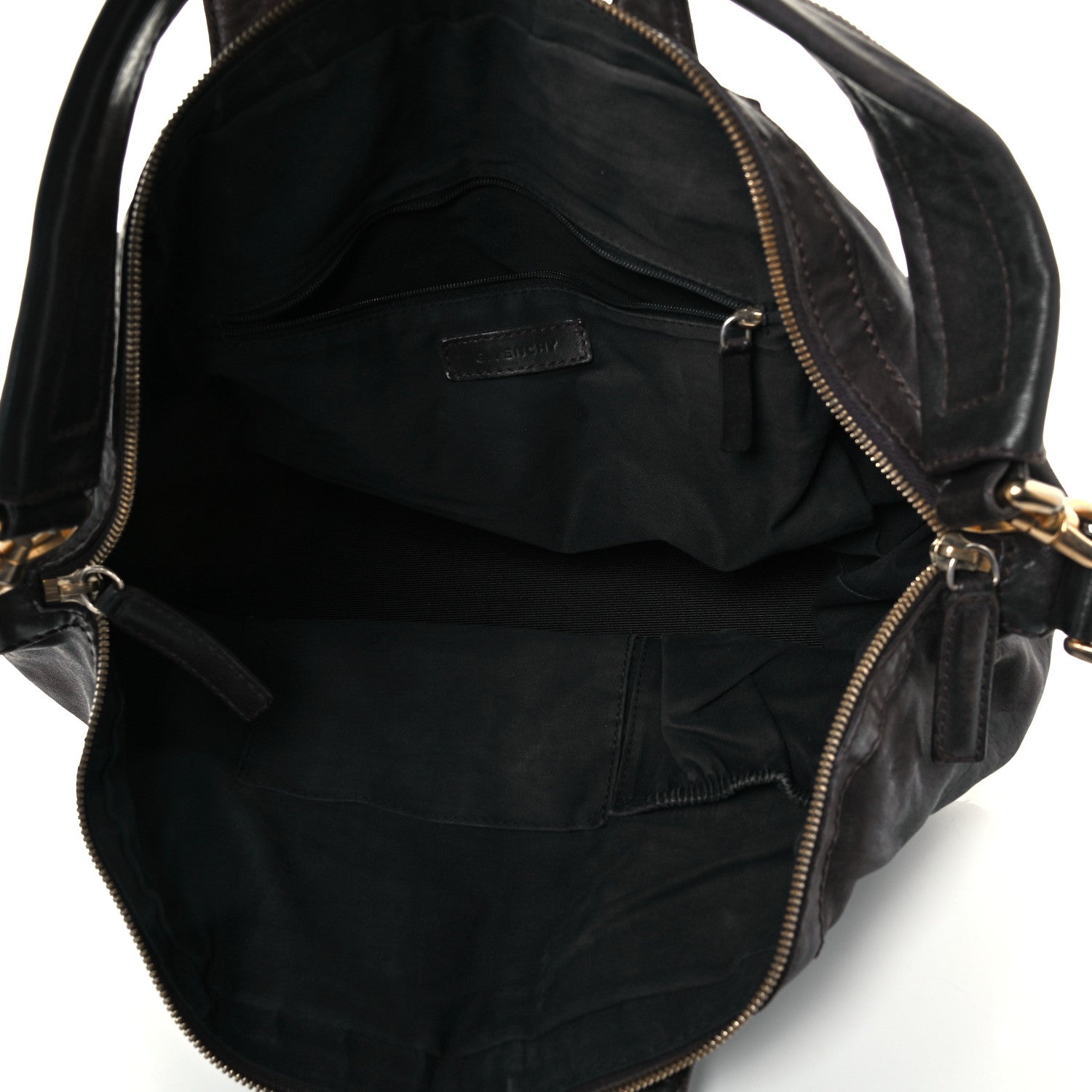 Givenchy Wrinkled Lambskin Medium Nightingale Dark Brown 4 of 10