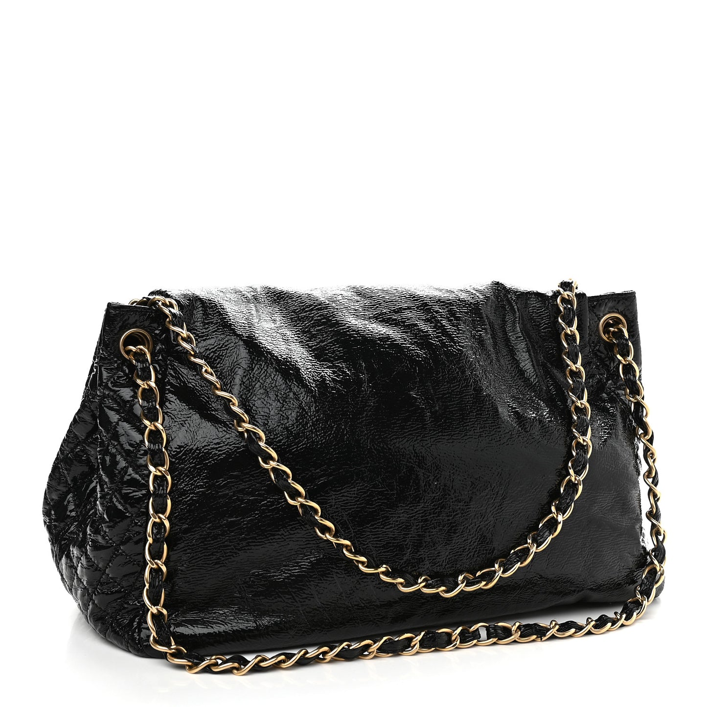 Vinyl XL Rock and Chain Flap Black