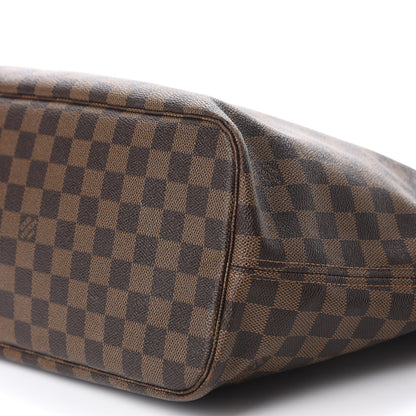 Louis Vuitton Damier Ebene Neo Neverfull MM Rose Ballerine 7 of 12