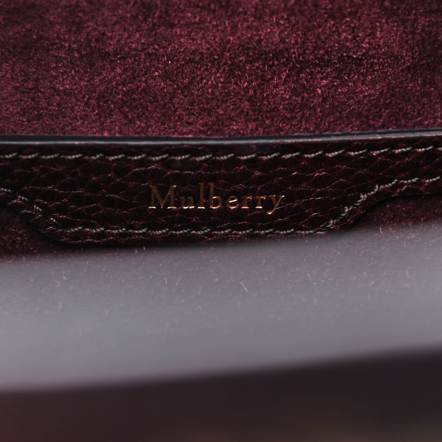 Grain Vegetable Tanned Calfskin Zipped Bayswater Oxblood