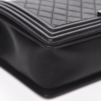 Chanel Calfskin Quilted New Medium Boy Flap Black 9 of 14