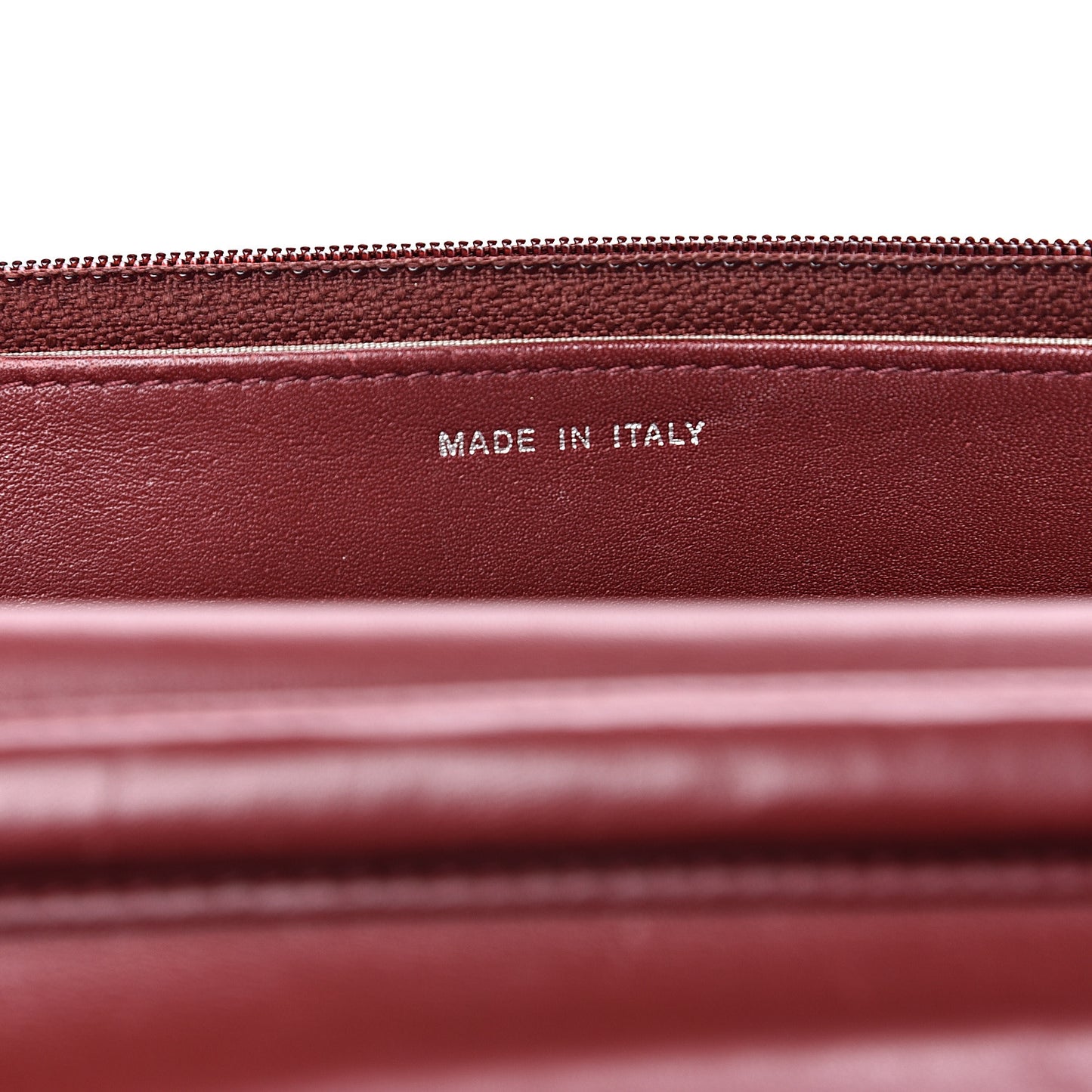 Caviar Timeless CC Wallet on Chain WOC Dark Red