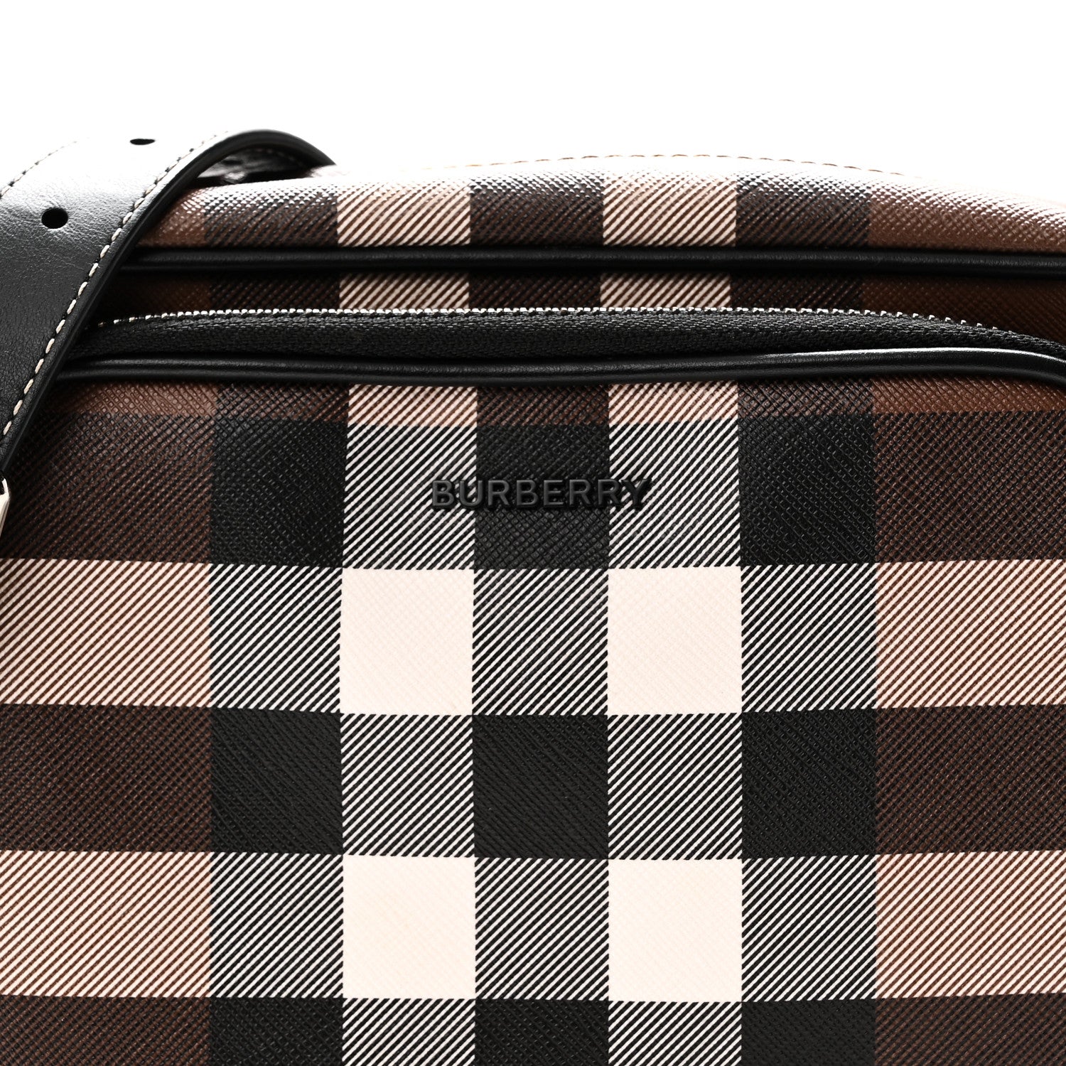 Burberry Canvas Check Paddy Messenger Birch Brown 7 of 9