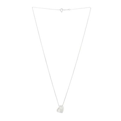 Tiffany Sterling Silver 9mm Elsa Perretti Full Heart Pendant Necklace 2 of 5
