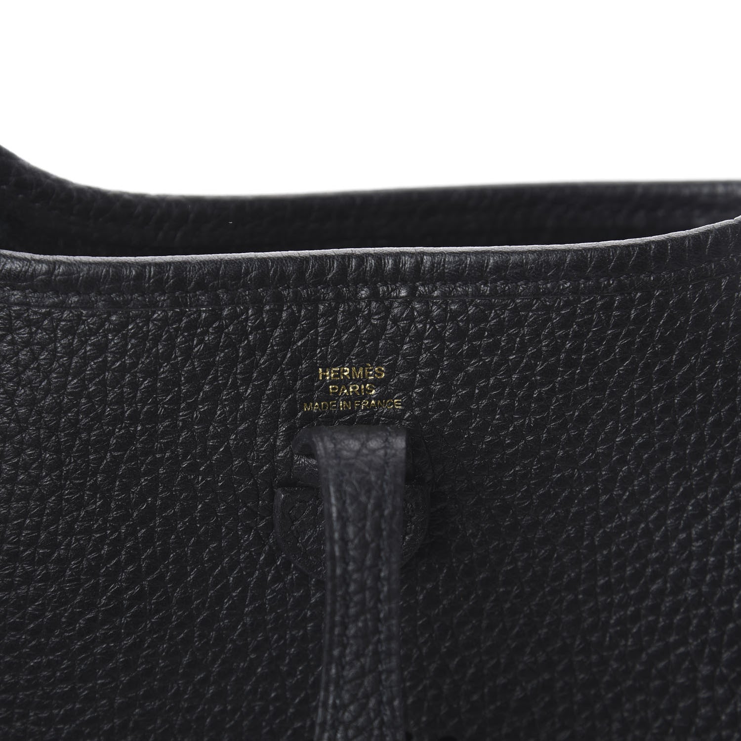 Hermes Taurillon Clemence Evelyne TPM Black 5 of 8