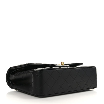 Chanel Lambskin Quilted Medium Double Flap Black 4 of 9