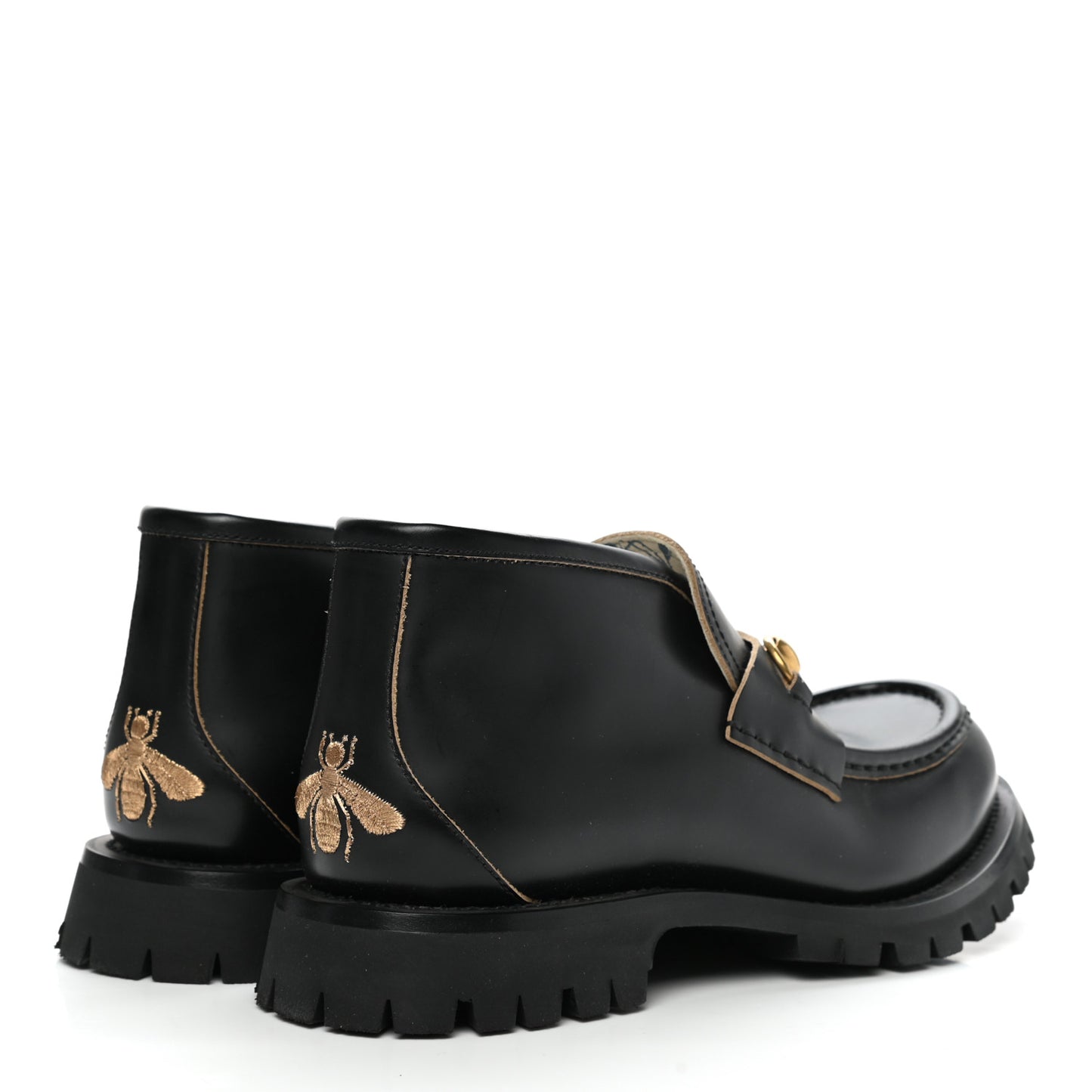 Cordovan Lux Mens Harald Horsebit Ankle Boots 8 Black