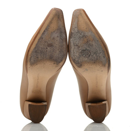Bottega Veneta Nappa Almond Pumps 38 Nude 5 of 11
